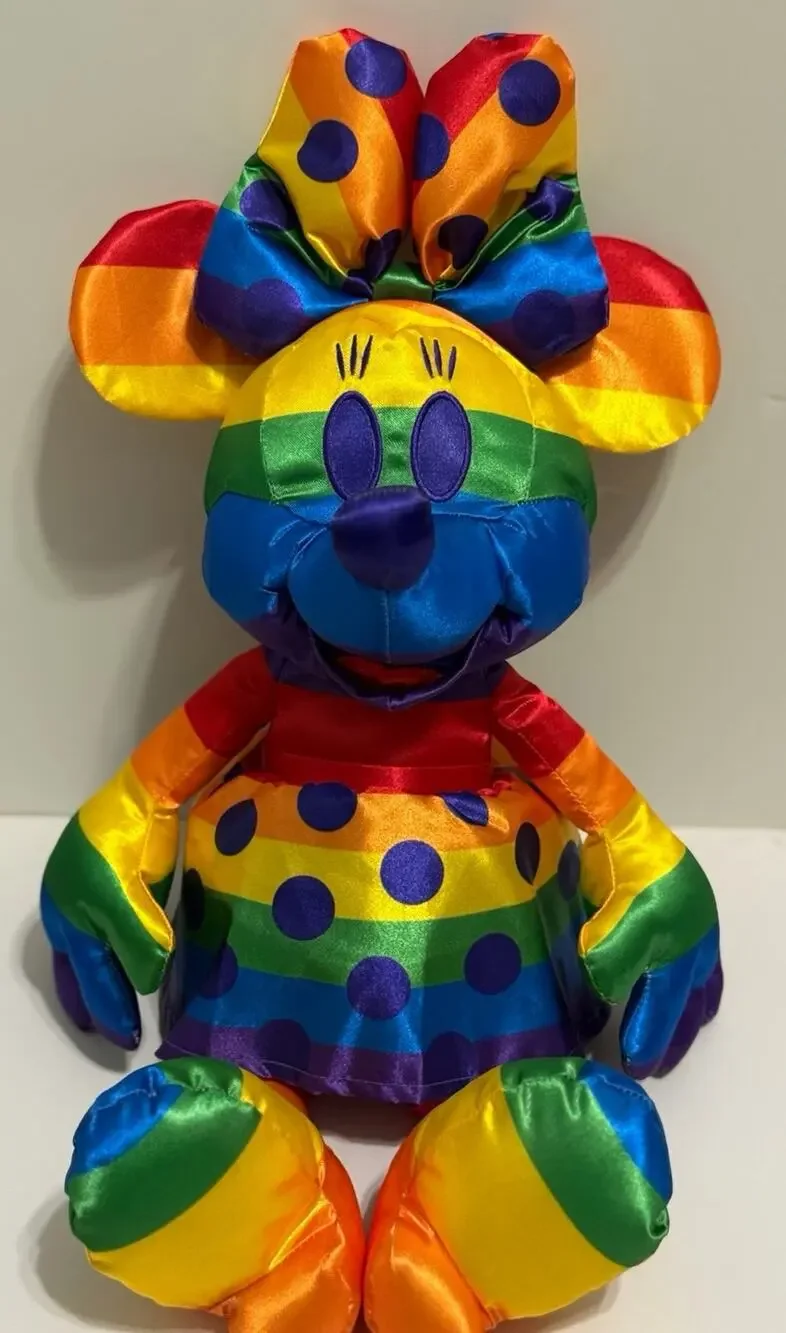 2020 Disney Rainbow Collection Micke & Minnie Plush Bundle